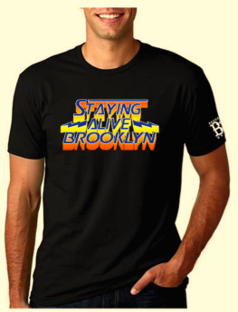 Image of Staying Alive Brooklyn Tee (Black)