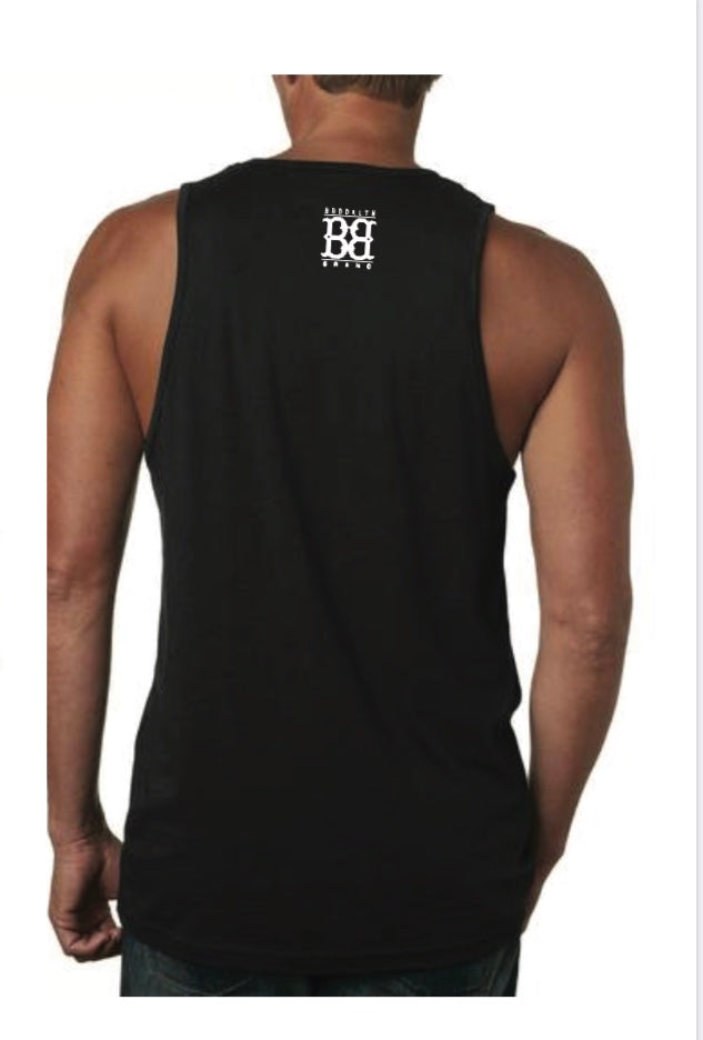 Image of Brooklyn Born 718 Men’s Black Tank Top