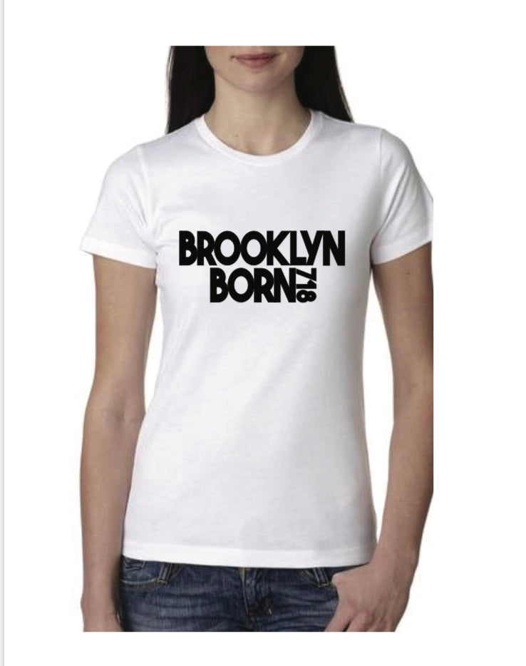 Brooklyn Born 718 Women’s Tee