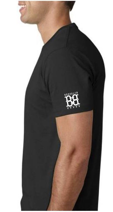 Brooklyn Script Men”s Black Tee