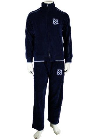 Brooklyn Brand Sweatsuit Velour Zippered Jacket and Pants Pocket