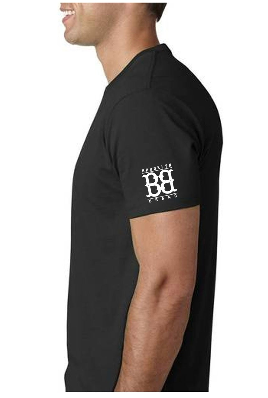 Image of Brooklyn We Run The Joint Tee (Grey) Black Ink